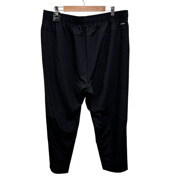 Adidas Mens Size 2XL Black Logo Aeroready Designed 4 Movement Training Pants NWT - Picture 7 of 12